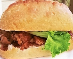Korean BBQ Pork Sandwich