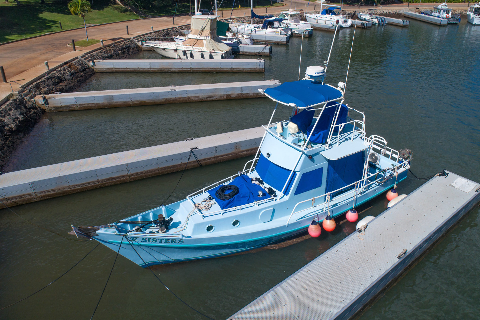 fishing boat with a lanai oceanview estate manele bay