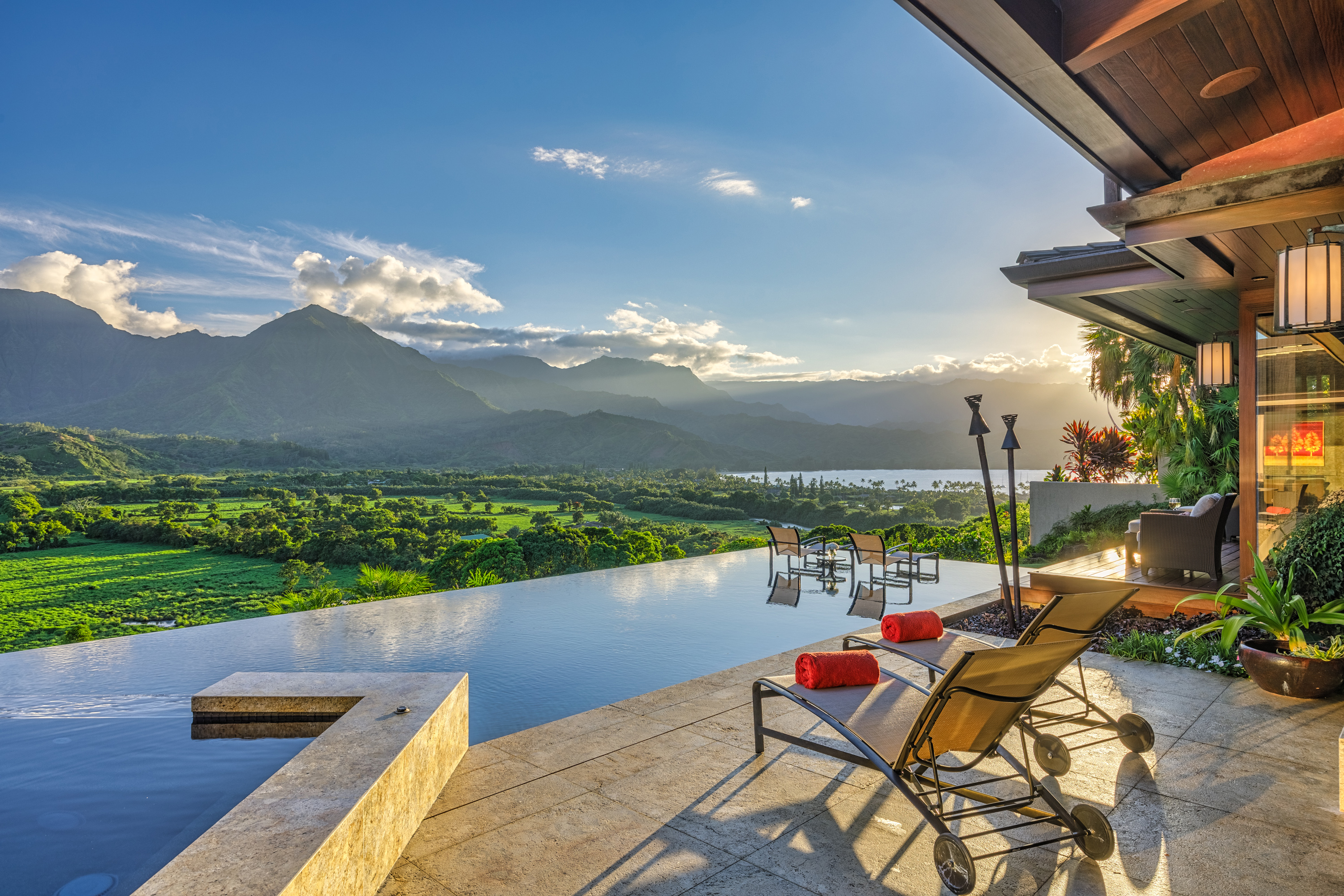 view from 5121 hanalei plantation road kauai hawaii