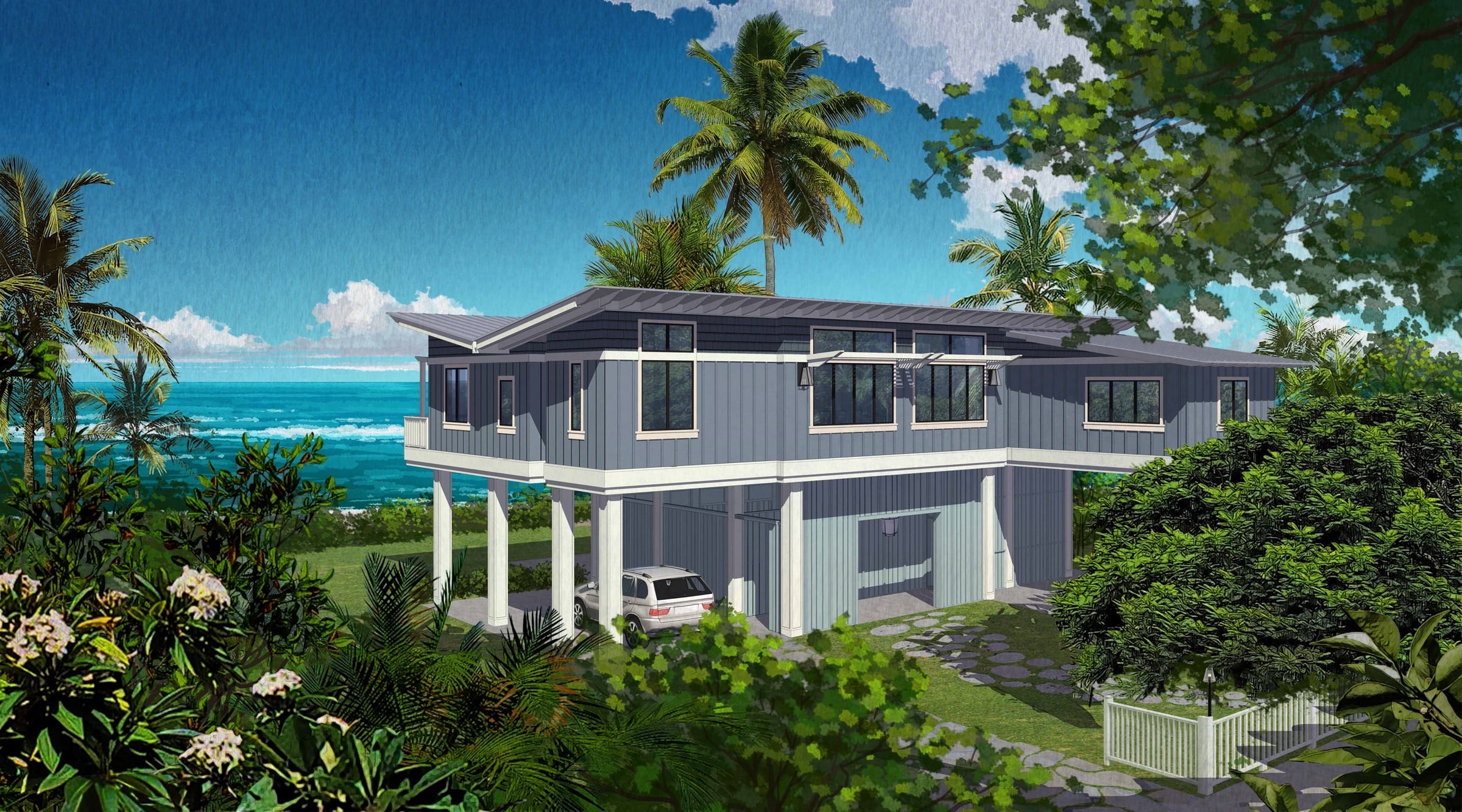 7276 Alamoo Rd Butterfly House Rendering