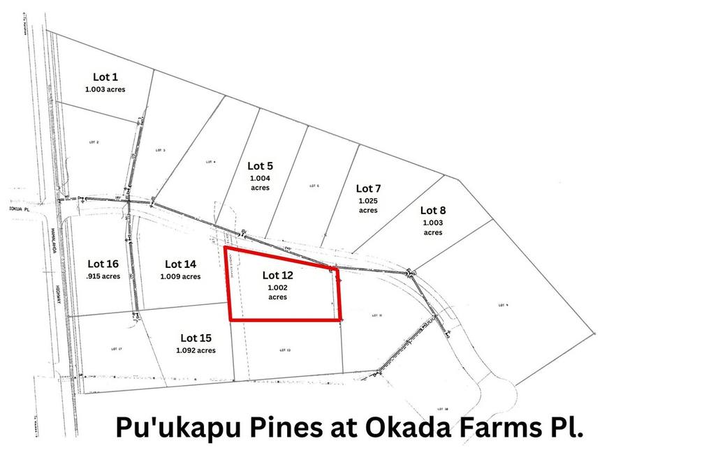 646122 OKADA FARMS PL Land for Sale in KAMUELA 701609 Cerise