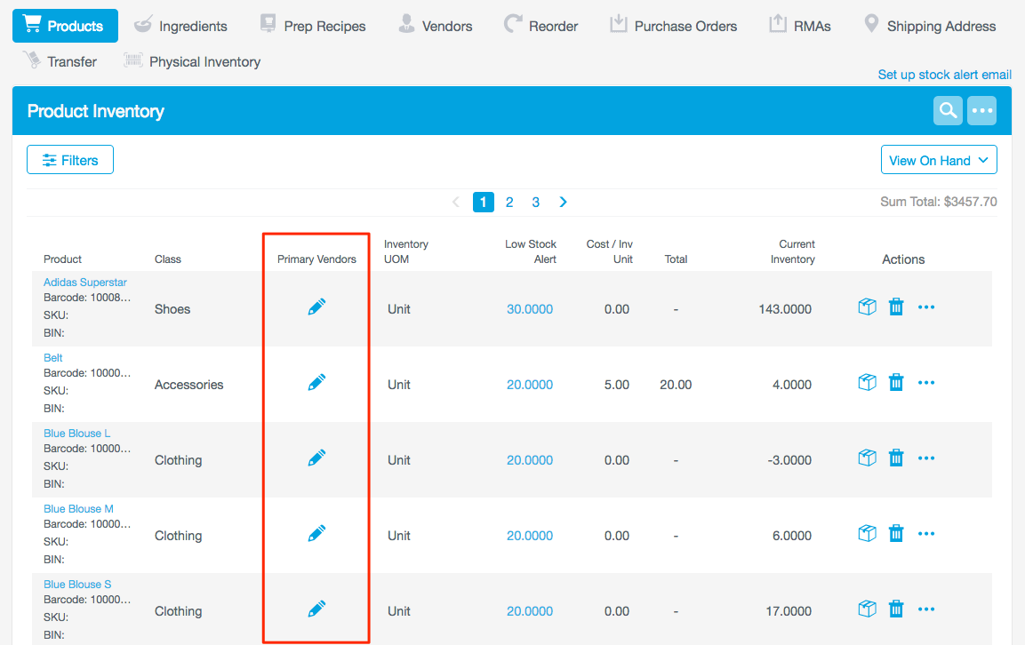 adding vendors attaching products revel systems help site