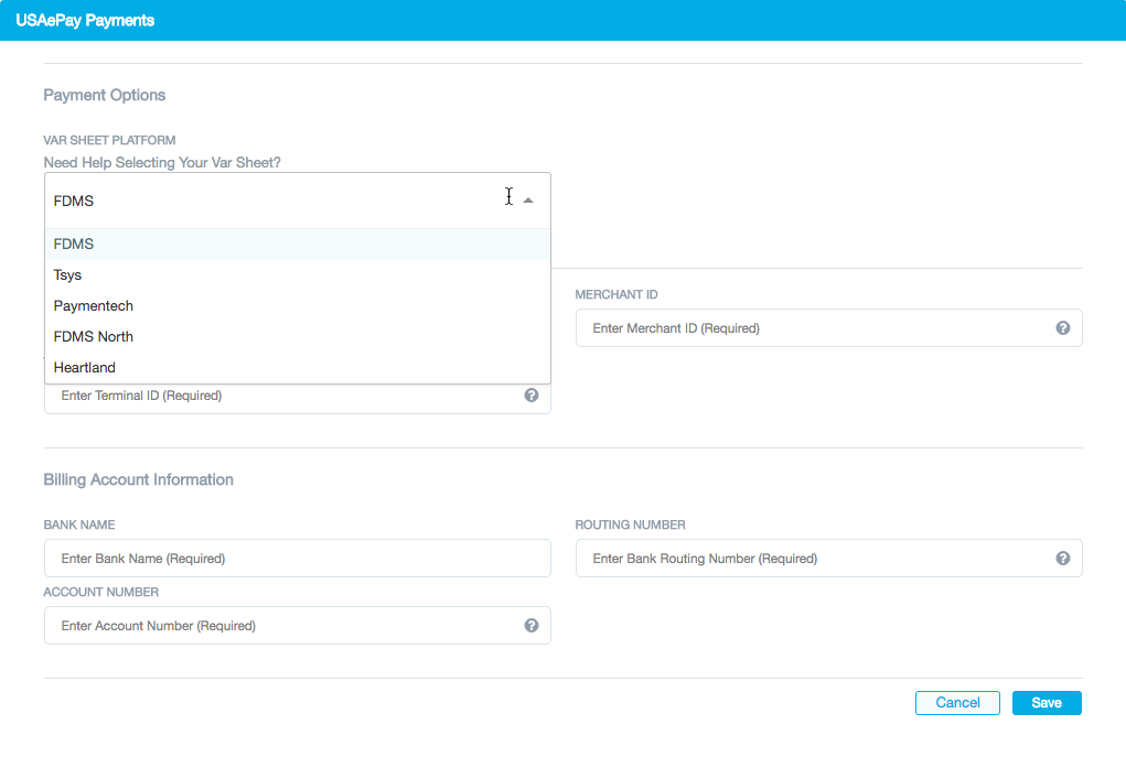 version 2 31 revel systems help site var sheet merchant account