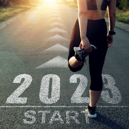 runner at starting line