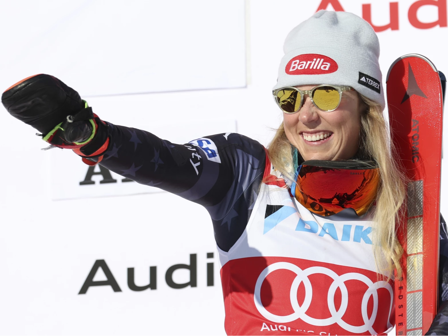MIKAELA SHIFFRIN WINS WORLD CUP SLALOM
