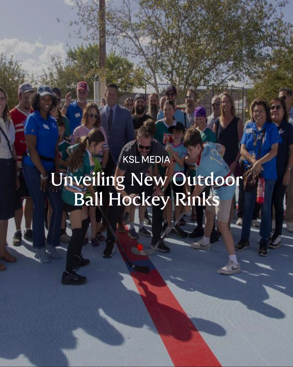 New Outdoor Ball Hockey Rinks