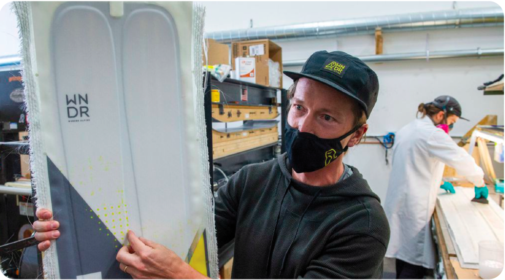 Algae skis