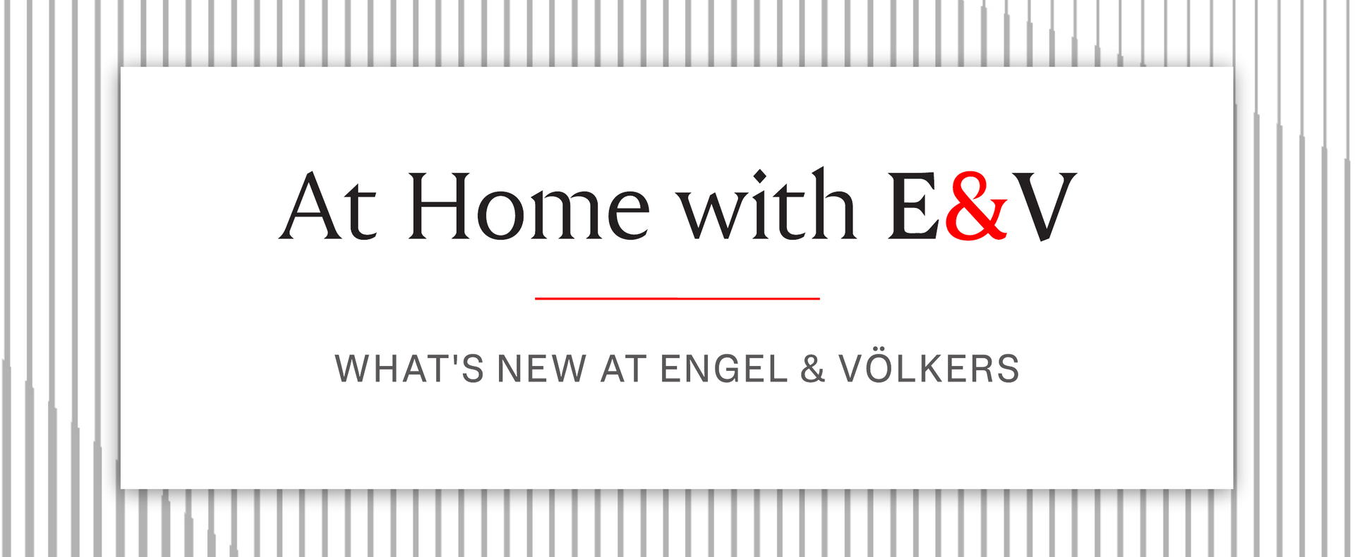 At Home with E&V