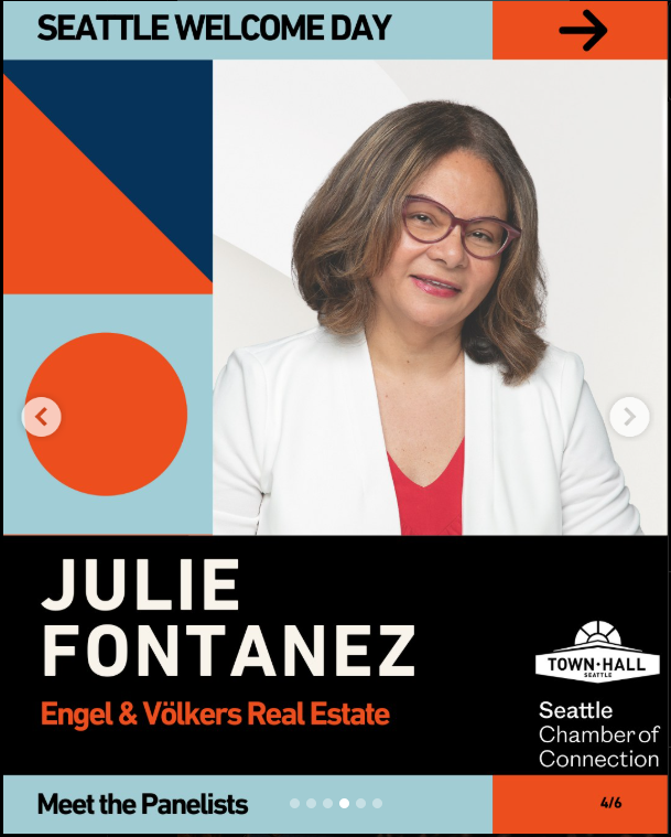 Julie Fontanez at Seattle Welcome Day