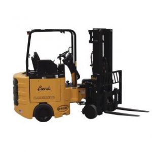A Bendi specialty forklift for narrow aisles.
