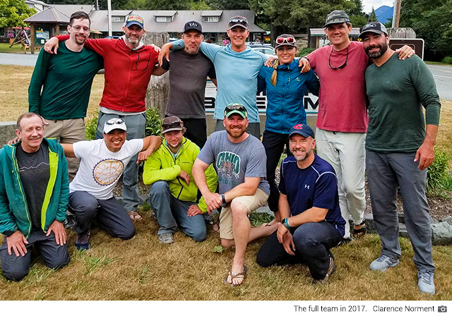 The team in 2017