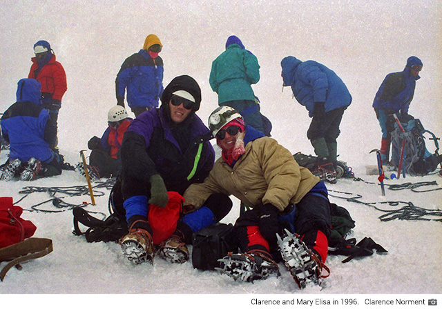 Clarence and Mary Elisa in 1996