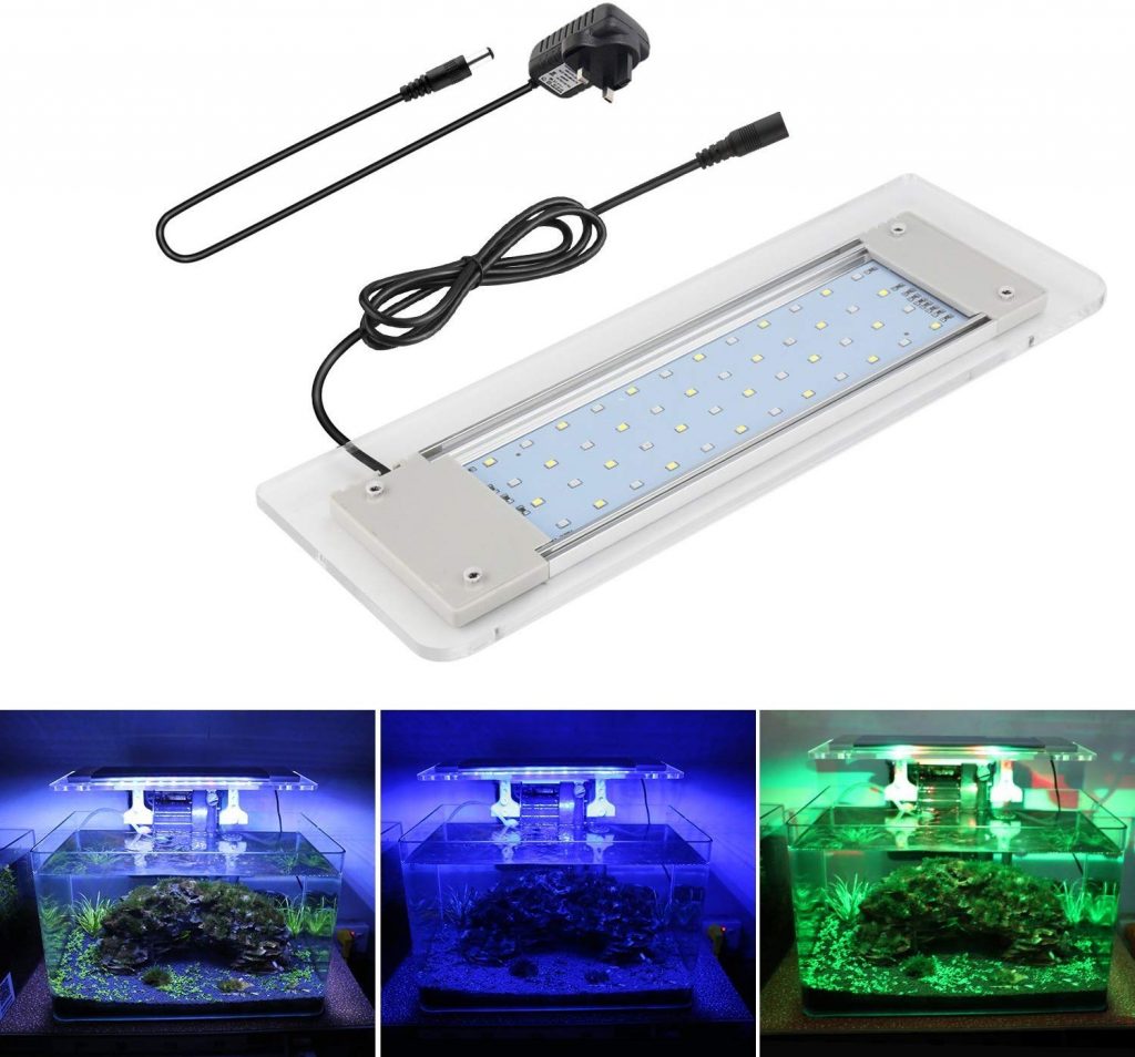 Clip on Aquarium Light LED Fish Tank light for Coral Reef Aquarium Grow