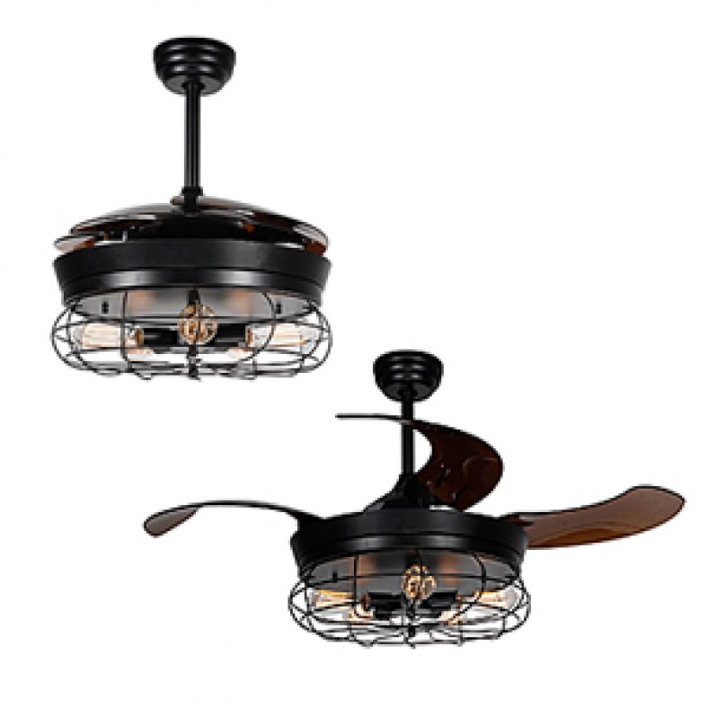 Industrial style ceiling fan light Lighting Including Chandeliers, Pendant lighting,home