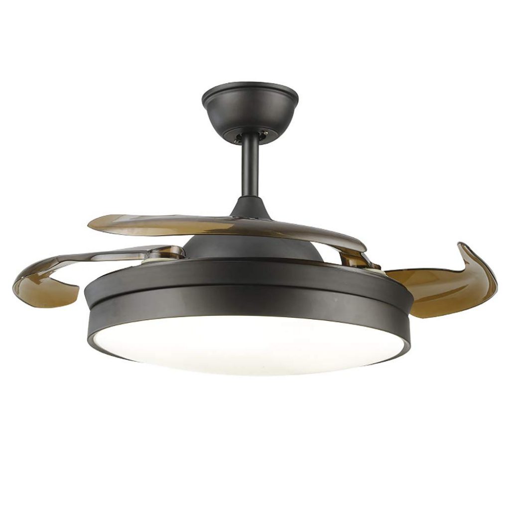 LED Ceiling Fan Light, Modern Ceiling Fan Chandelier , 107 cm Diameter