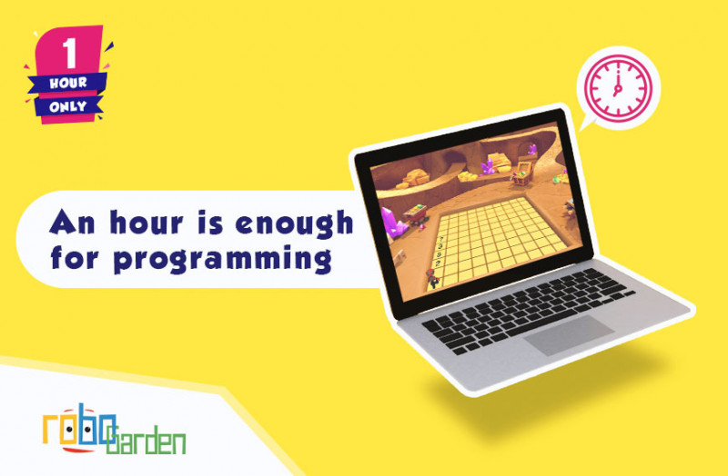 RoboGarden | An hour a day is enough to learn programming