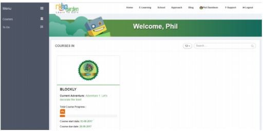 view course page