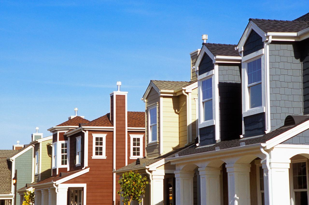 Colorful Row Houses