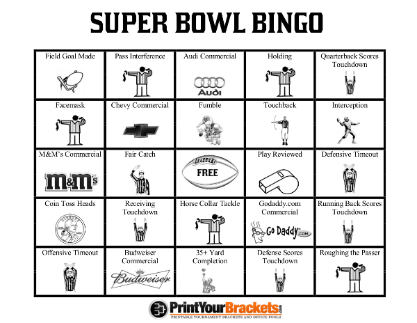 printable-tremendous-bowl-bingo-sheets Correct Household Handle graphic regarding Printable Super Bowl Bingo Cards identified as printable-tremendous-bowl-bingo-sheets Accurate Residence Command