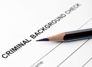 Criminal background check tenant