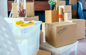 Boxes for a Tenant Who is Moving Out