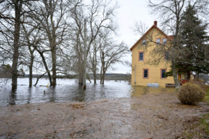 View of a Smithfield Rental Property After a Major Flood