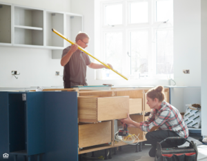 A Couple Renovating a Kitchen in their Smithfield Rental Property