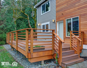 Wallingford Rental Property with a Newly Renovated Deck and Sliding Door