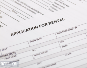Close Up View of a East Haven Rental Property Application