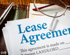 Lease Agreement Laid Out on a Desk