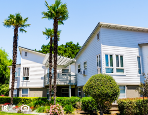 Rentals in California with Palm Trees in Front