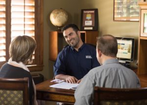 Glen Burnie Property Manager Going Over the Terms of a Lease