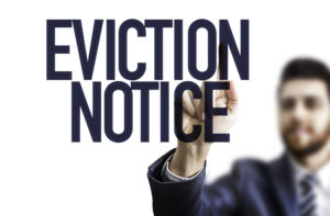 Eviction Notice. There are some cons to being a landlord