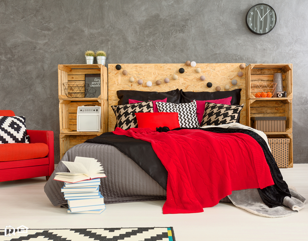 View of a Modern and Creative Bedroom