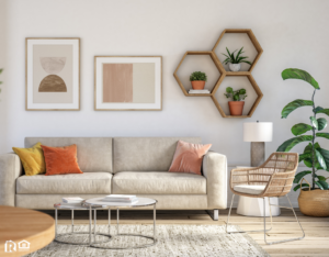 Living Room with a Myriad of Helpful Houseplants