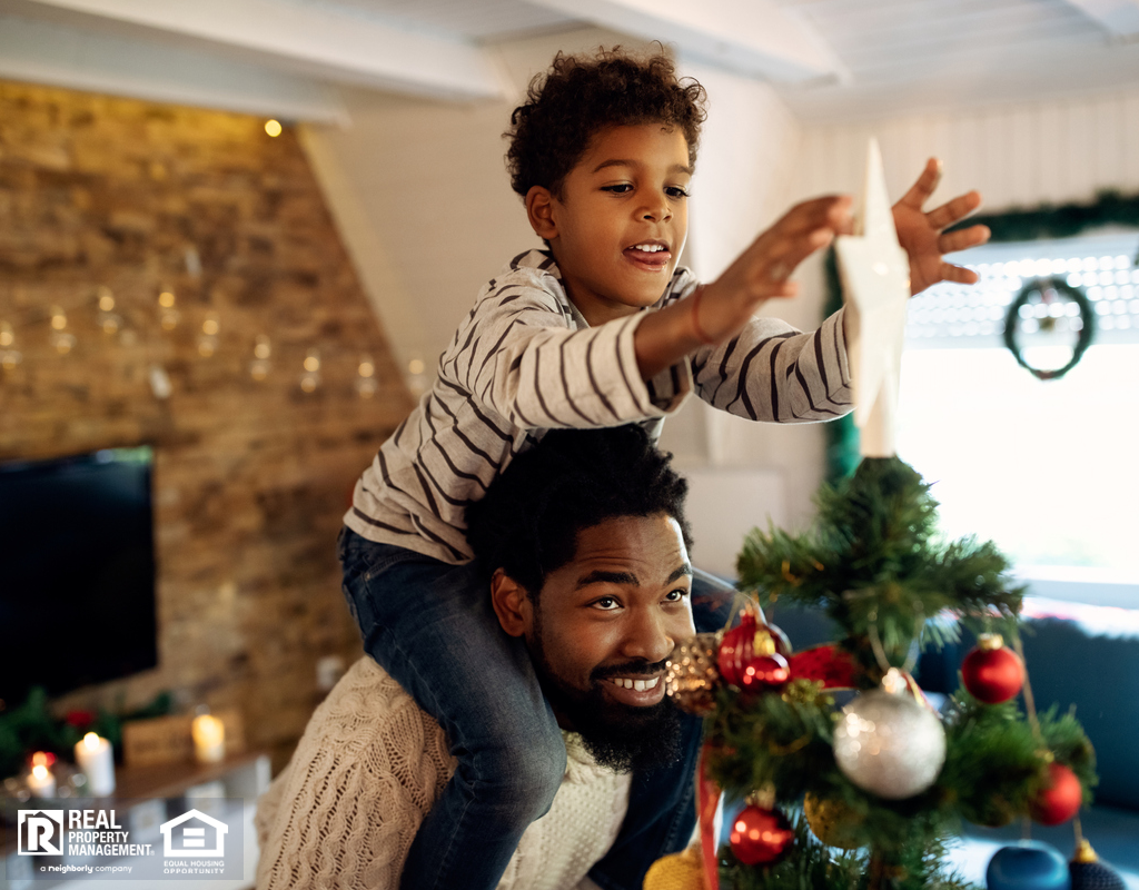 Oviedo Family Decorating Their Christmas Tree