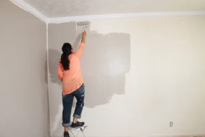Resident Painting Walls in Rental Property