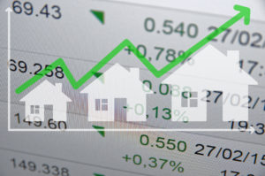 Concept of growing housing market