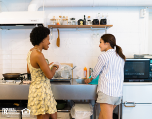 Fitchburg Roommates Doing the Dishes Together