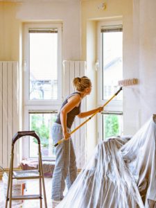 Brandywine Rental Home Interiors Being Repainted by a Resident