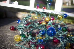 Christmas Lights Waiting to Be Hung with Care in St.Charles