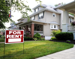 Upper Marlboro Rental Property with a For Rent Sign in the Front Yard