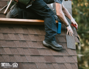 General Contractor Installing New Roof on Lexington Park Rental