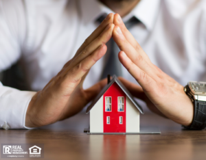 League City Property Manager with a Model House