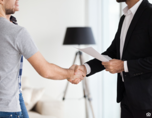 Richmond Couple Meeting With Landlord