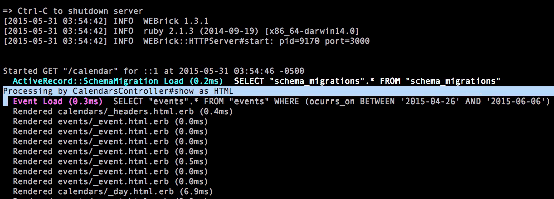 calendar_sql_query Episode 006