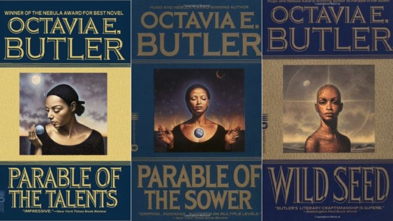 book covers of Octavia Butler books