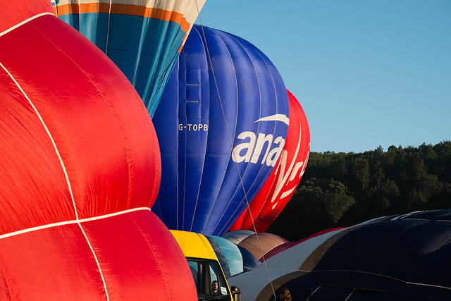 Hot air balloons