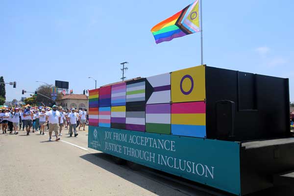 SDCCD float at Pride Parade