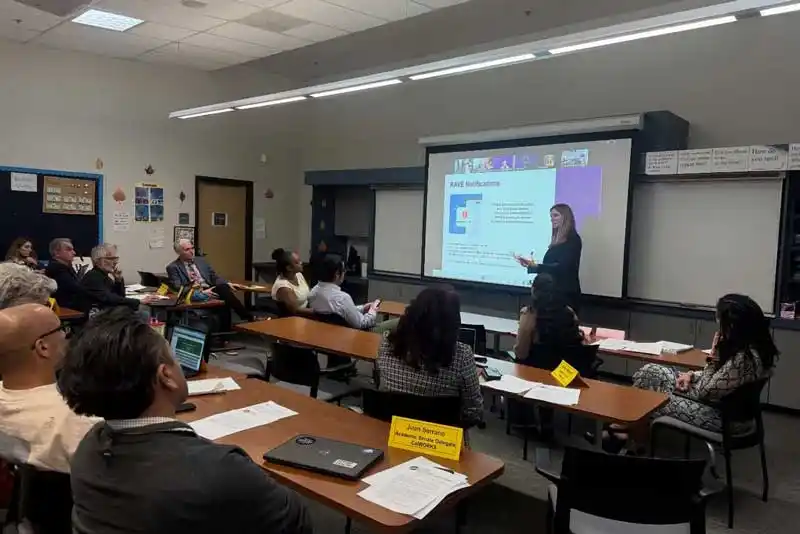 people in a classroom